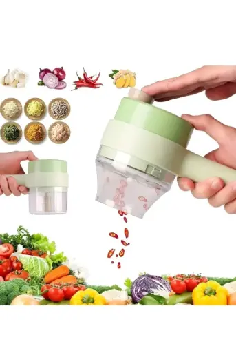 Electric Vegetable cutter 4 in 1 Cutter And Mixer